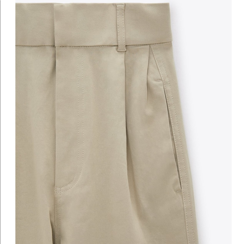 NWT ZARA PLEATED TAPERED PANTS , Bloggers Fav - Picture 7 of 8
